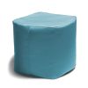 Outdoor Patio Bean Bag Ottoman Cyan