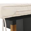 K&K 6-Piece Rope Patio Furniture Set, Outdoor Furniture with Acacia Wood Cool Bar Table with Ice Bucket