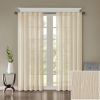 Solid Crushed Curtain Panel Pair(2 Pcs Window Panels)