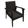 Outdoor Patio Lounge Chairs Rattan Wicker Patio Chaise Lounges Chair Patio Lounger Furniture with 5-Level Adjustable Backrest & Removable Cushioned Se