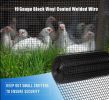 36 inchÃ—50 ft Black Vinyl Coated Hardware Cloth 19 Gauge 1/4 inch Black PVC Hardware Cloth