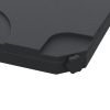 Outsunny 4 Pieces Cantilever Patio Umbrella Base Stand, Outdoor Offset Umbrella Weight Plates, 158 lb Capacity Sand or 60 Liter Capacity Water, Black