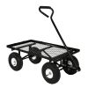 Heavy Duty Wheelbarrow Steel Log Garden Cart