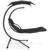 Single Person Sturdy Modern Chaise Lounger Hammock Chair Porch Swing