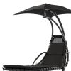 Single Person Sturdy Modern Chaise Lounger Hammock Chair Porch Swing