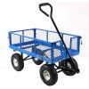 Heavy Duty Wheelbarrow Steel Log Garden Cart