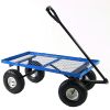Heavy Duty Wheelbarrow Steel Log Garden Cart