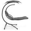 Single Person Sturdy Modern Chaise Lounger Hammock Chair Porch Swing