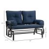 Outdoor Garden Patio Rocking Glider Chair Loveseat