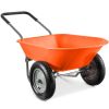 Heavy Duty 2-Wheel Multipurpose Rust Proof Wheelbarrow
