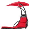 Single Person Sturdy Modern Chaise Lounger Hammock Chair Porch Swing