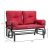 Outdoor Garden Patio Rocking Glider Chair Loveseat