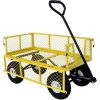 Heavy Duty Wheelbarrow Steel Log Garden Cart