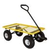Heavy Duty Wheelbarrow Steel Log Garden Cart