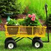 Heavy Duty Wheelbarrow Steel Log Garden Cart